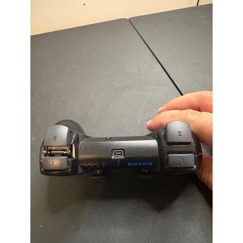 Sony PlayStation 3 PS3 Sixaxis WirelessControllerBlack CECHZC1U For Parts Repair